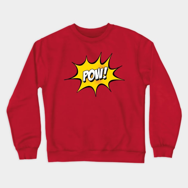 Pow Crewneck Sweatshirt by Aye Mate